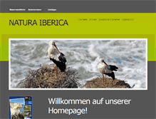Tablet Screenshot of natura-iberica.de